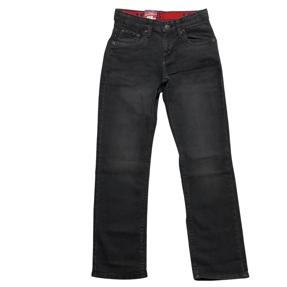 Levis Boys 511 Slim Flex Stretch Jeans Black Size 7 Regular NWT - Picture 4 of 12